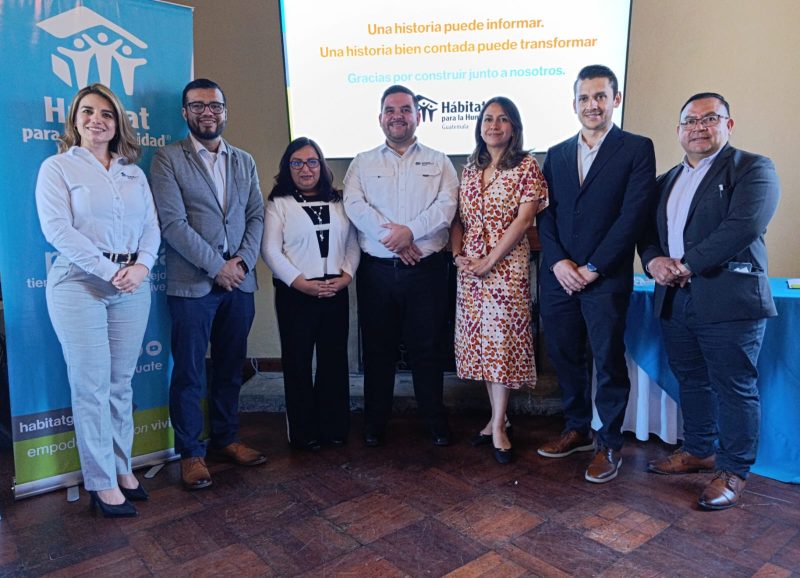 Hábitat para la Humanidad Guatemala fortalece alianza con medios para impulsar la conversación sobre vivienda adecuada en el país