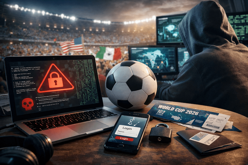 El Mundial de Fútbol supondrá una enorme superficie de ataques