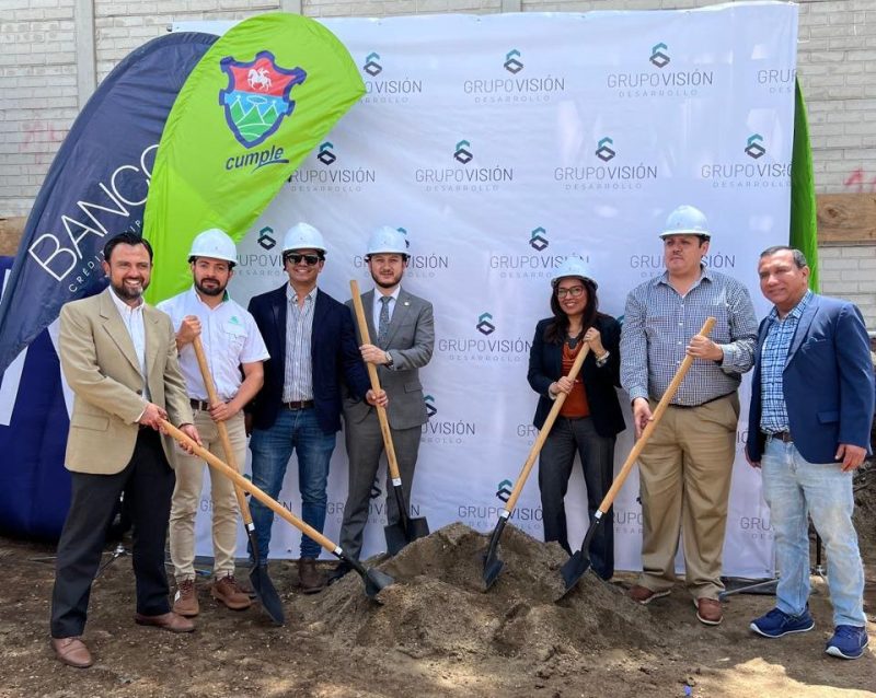 Visión Desarrollo coloca la primera piedra de Mateo 7, un proyecto residencial moderno y accesible