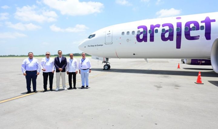 Arajet recibe aeronave número 16 “Pico Diego de Ocampo” y avanza en expansión regional