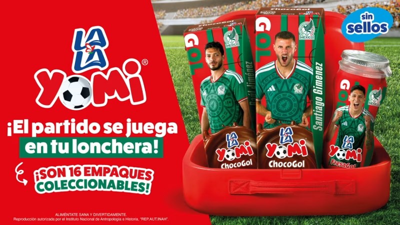 El partido también se juega en la lonchera: Lala Yomi invita a los niños a crecer jugando y soñar en grande