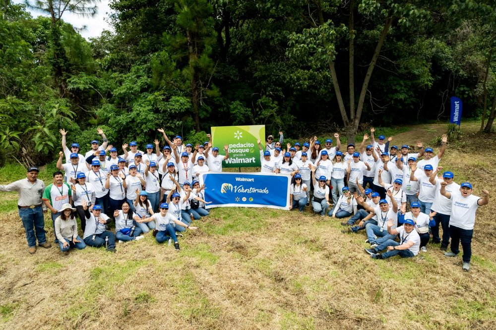 CP Walmart realiza jornada de reforestación GT