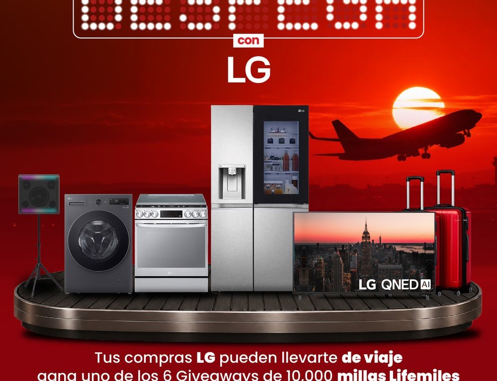 lg electronics y electrónica panamericana presentan la promoción “despega con lg¨