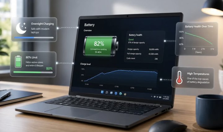 Mitos sobre la batería de las laptops