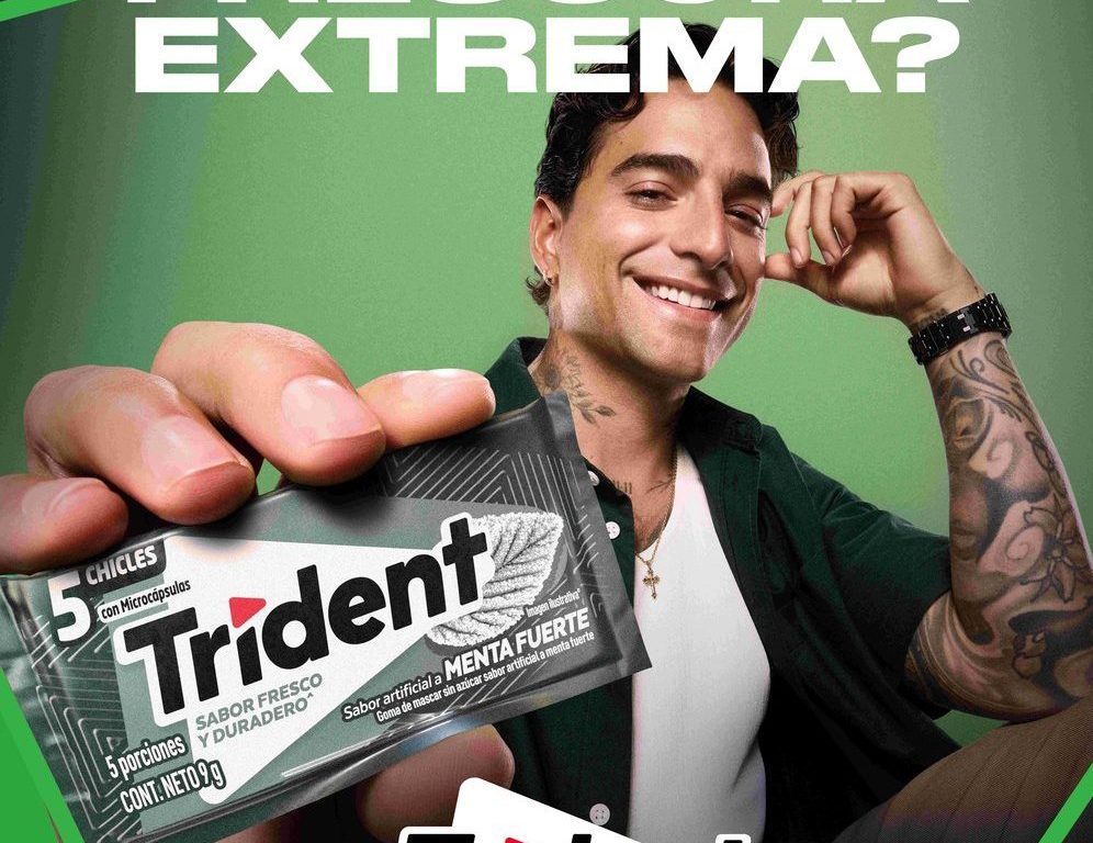 NP Trident Maluma_Mondelēz agosto 2026
