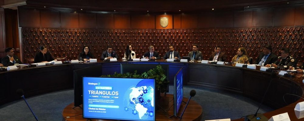 Autoridades de Guatemala participan en encuentro de alto nivel en México sobre comercio ilegal y crimen organizado