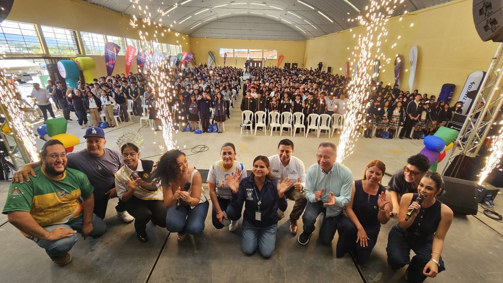 La Gira Vive llega a Huehuetenango y reúne a más de 1,000 jóvenes en favor de la prevención del ciberdelito y las adicciones