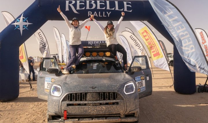 MINI logra el pódium en su debut en el Rebelle Rally 2026.